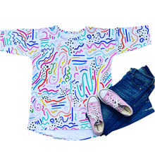 Go With The Flow Oversize Tunic White