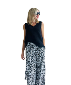 Monochrome Feeling Swell Pants