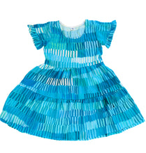 Azure Ruffle Relaxed Dress