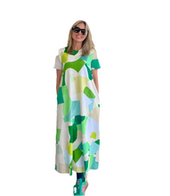 Piece Out Jersey Maxi Dress Green