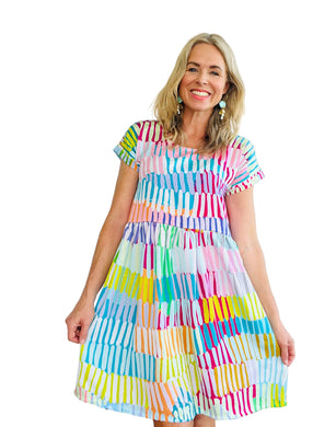Cotton Candy Relaxed Dress