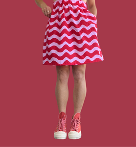 Cherry Pie Holiday Skirt