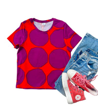 Kivet Orange & Purple Everyday Tee