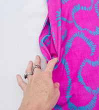Domino Effect Pink & Blue Reversible Dress