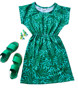 Mod Squad Green Tee Dress