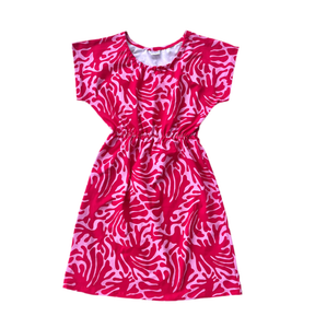 Mod Squad Raspberry Tee Dress