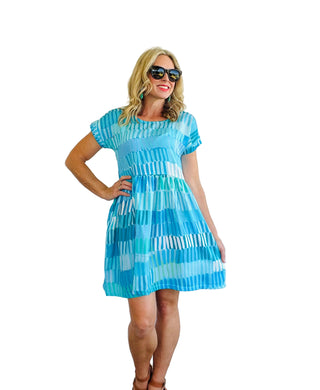 Azure Relaxed Dress