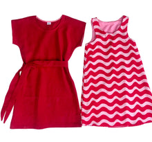 Cherry Pie Holiday Relaxed Linen Shift dress
