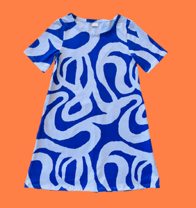 Santorini Short Sleeve Swing Dress