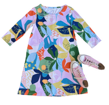 Cut It Out 3/4 sleeve Swing Dress