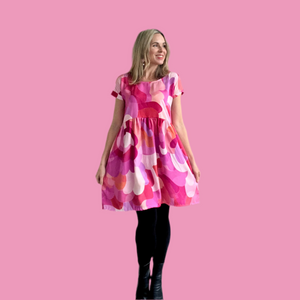On Cloud 9 Pinks Relaxed Dress