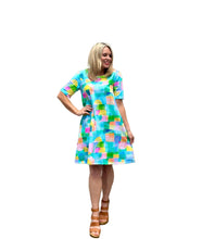 Bright Side Swing Dress Blue