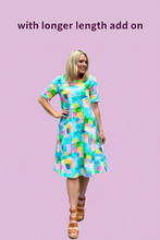 Bright Side Swing Dress Blue