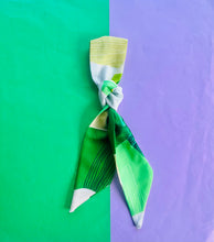 Piece Out Green Sash Hair Tie