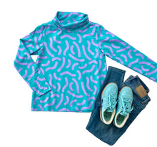 Twist & Shout Mint & Lavender Sweater