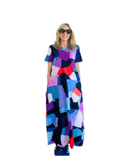 Piece Out Jersey Maxi Violet  Dress Violet