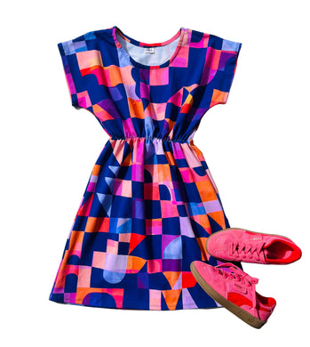 COMING SOON Dusk Till Dawn Tee Dress Pink OR Blue