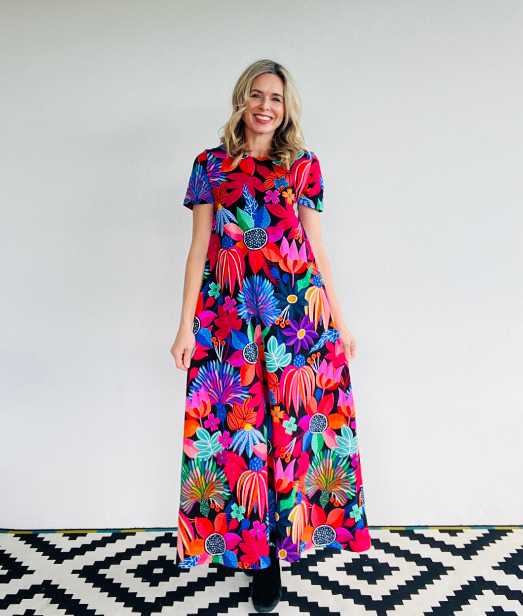 Night Garden Maxi Dress Black PRE-ORDER