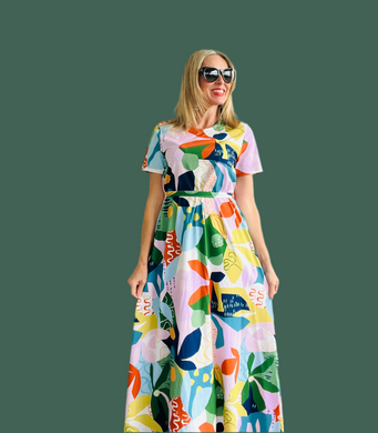 Cut It Out Jersey Maxi Dress