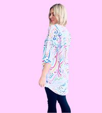 Go With The Flow Oversize Tunic White