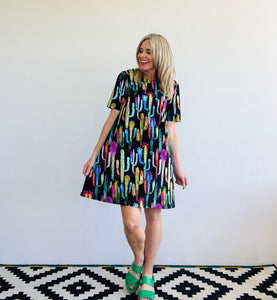 Cactus Makes Perfect Swing Dress