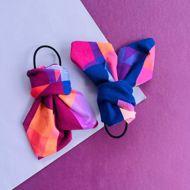 Dusk Till Dawn Bow Hair Tie DUO PACK
