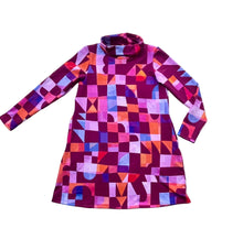 Winter Swing Dress With Pockets Dusk Till Dawn Magenta