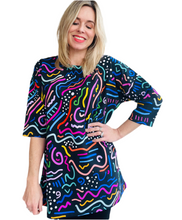 Go With The Flow Oversize Tunic Black