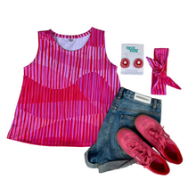 Stripe A Pose Swing Tee