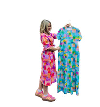 COMING SOON Bright Side Jersey Maxi Dress Pink OR Blue