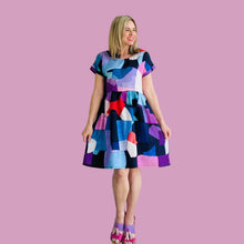 Piece Out Relaxed Dress VIOLET