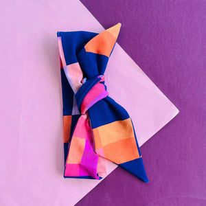Dusk Till Dawn Stretch Jersey Hair Tie Pink OR Blue