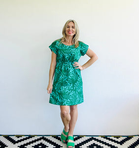 Mod Squad Green Tee Dress