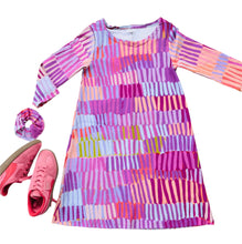 Raspberry Sorbet Winter Swing Dress