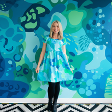 On Cloud 9 Blues Relaxed Dress