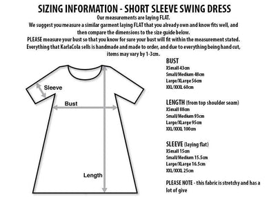 Short Sleeve Swing Dress Protea Lovers