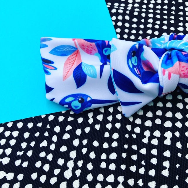Come Fly With Me white Bow Headband