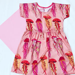 Peach You Wish Jellyfish Relaxed Dress