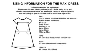 Zion Monochrome  Maxi Dress