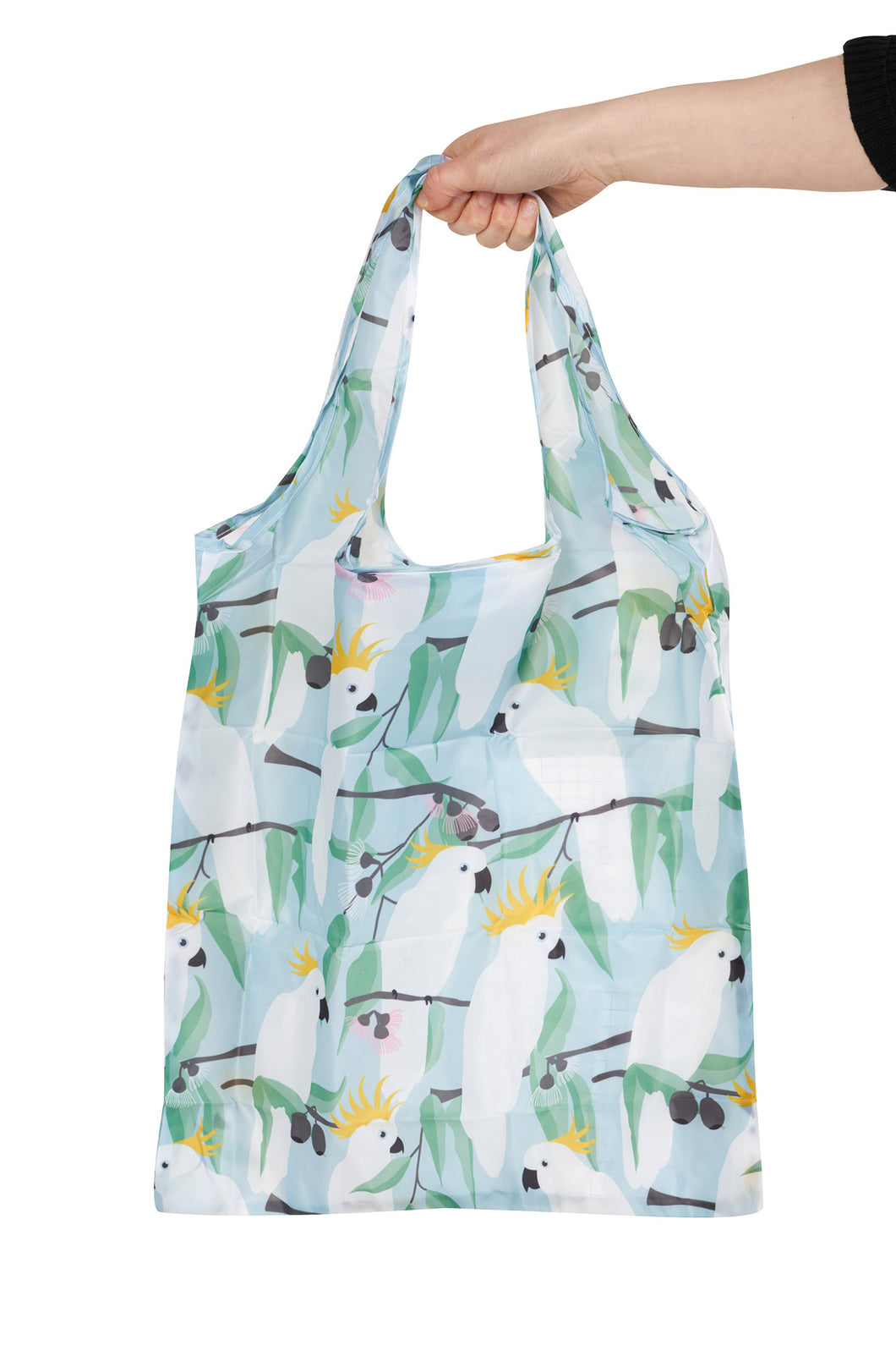 Nylon Fold Up Shopper Bag - Cockatoo