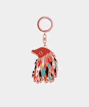 Echidna Keychain - rose gold metal