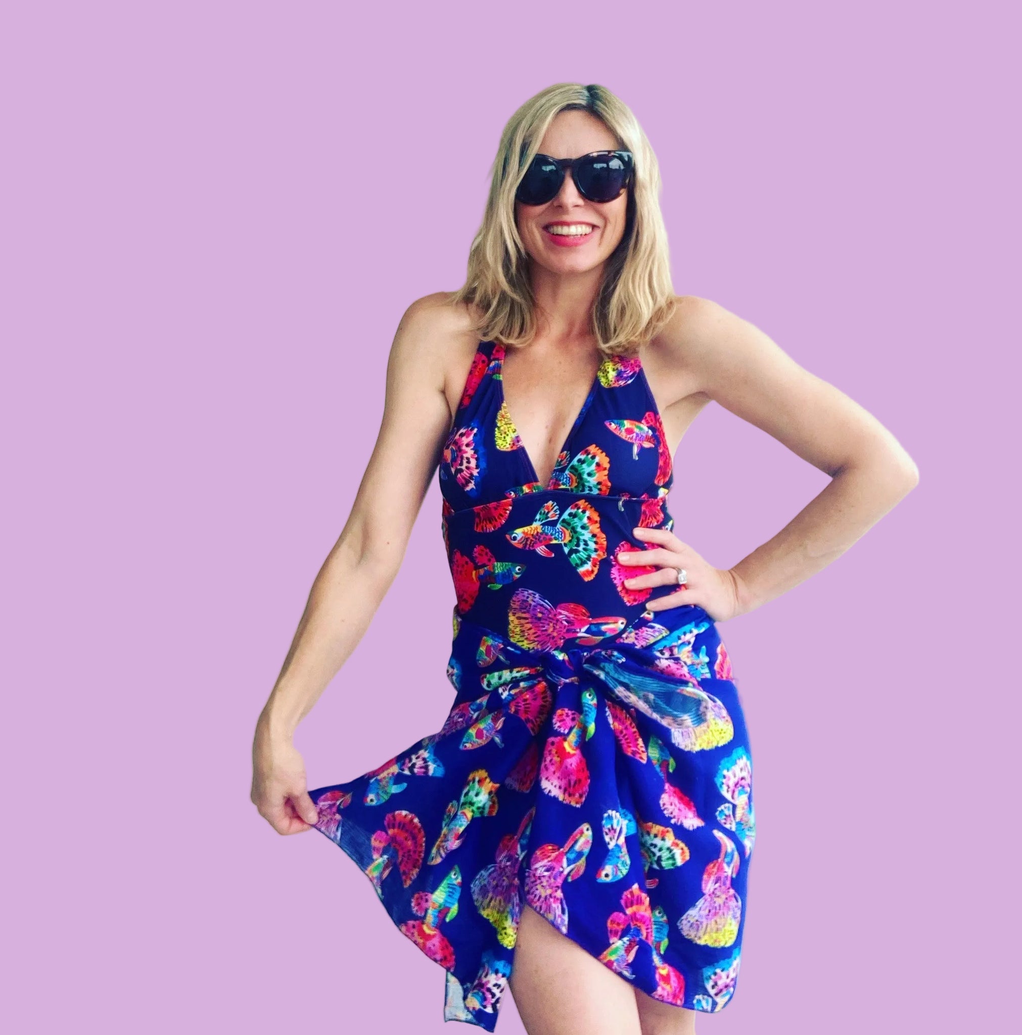Beach Wrap Sarong Guppy KarlaCola Beach Wrap Sarong Guppy KarlaCola