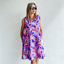 Coral Reef White Reversible Dress