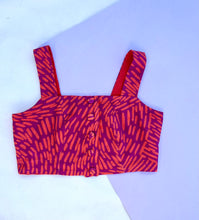 Feeling Swell Reversible Coral & Purple Top