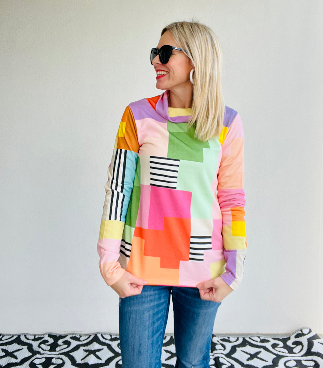 Colour Lover Geometric Sweater