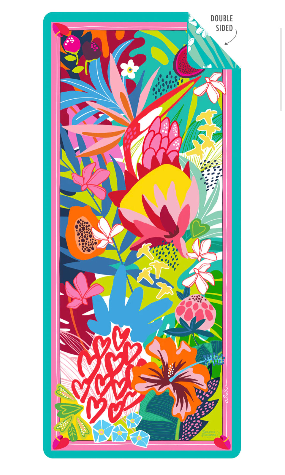 Tropical Vibes Surf / Quick Dry Beach Towel