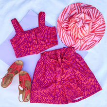 Feeling Swell Coral & Purple Shorts