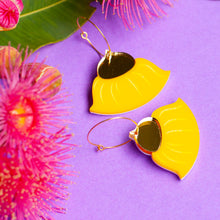 Gum Blossom Yellow Earrings