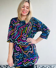 Go With The Flow Oversize Tunic Black