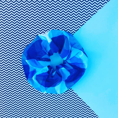 Wavelength Blue Scrunchie